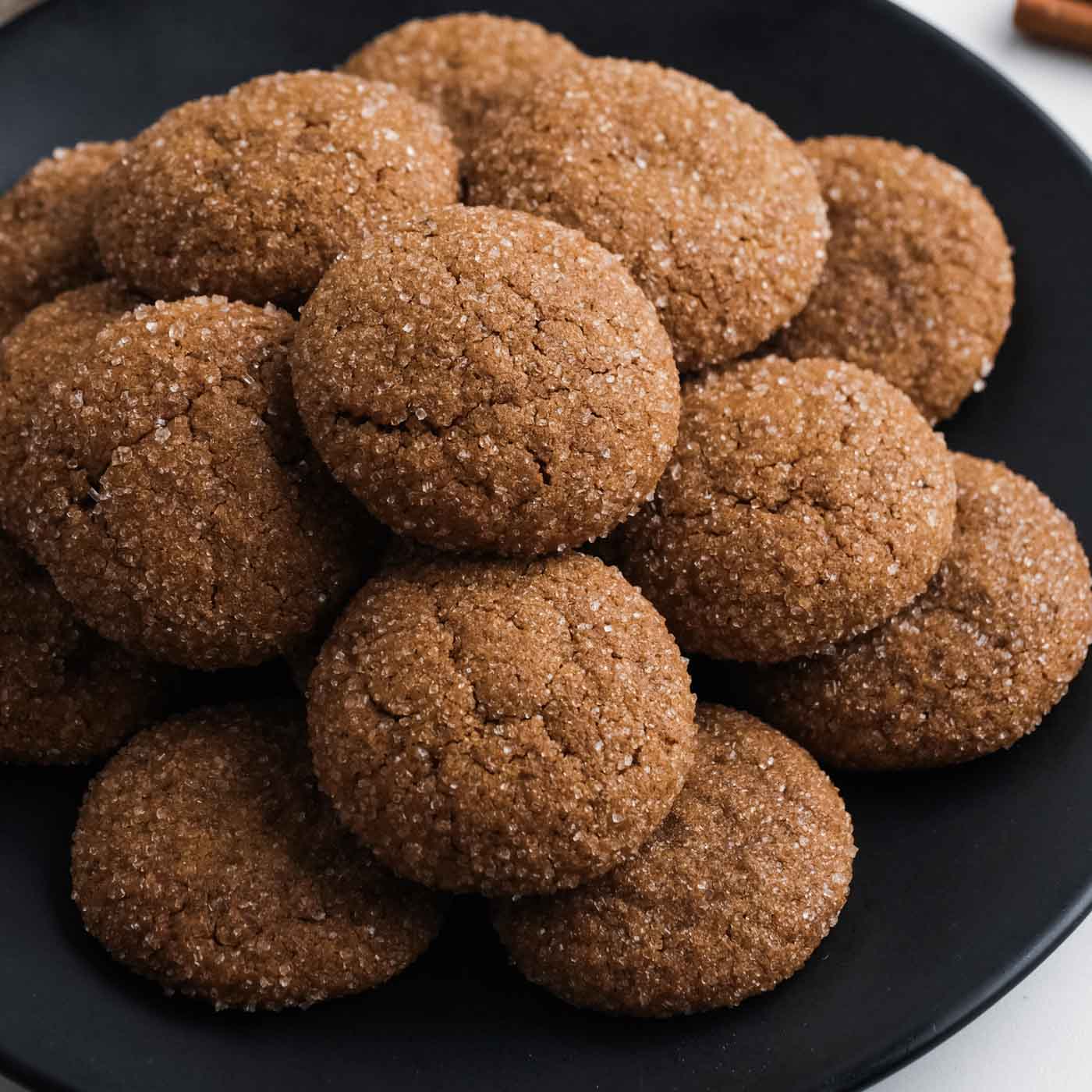 Soft and Chewy Molasses Cookies