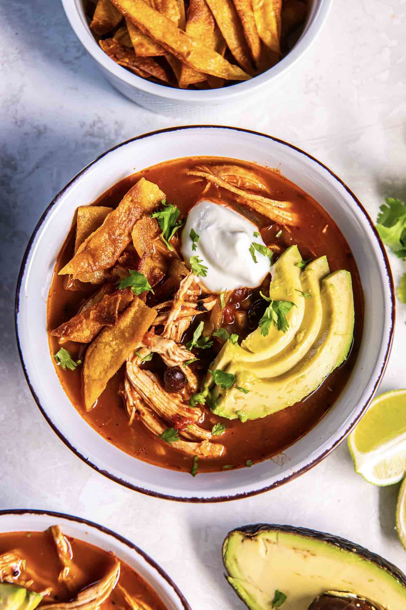 Chicken Tortilla Soup Recipe - Kristine's Kitchen