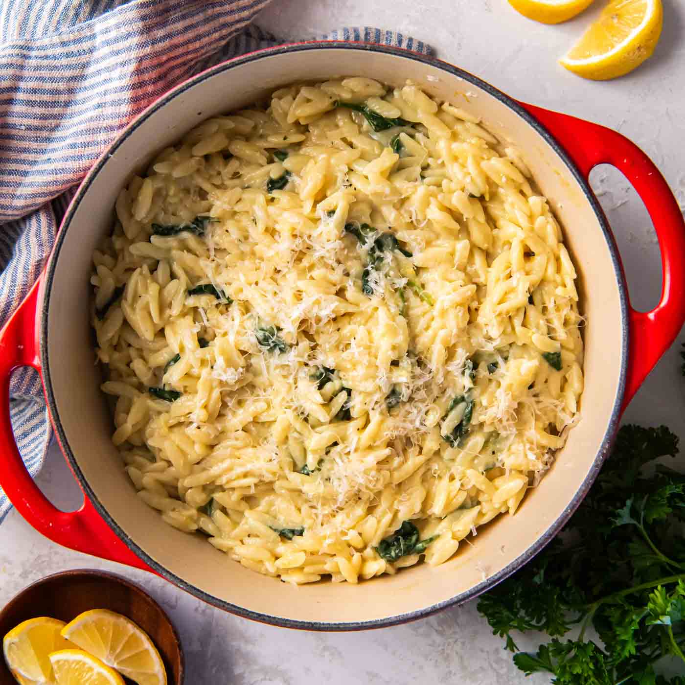 Lemon Parmesan Orzo