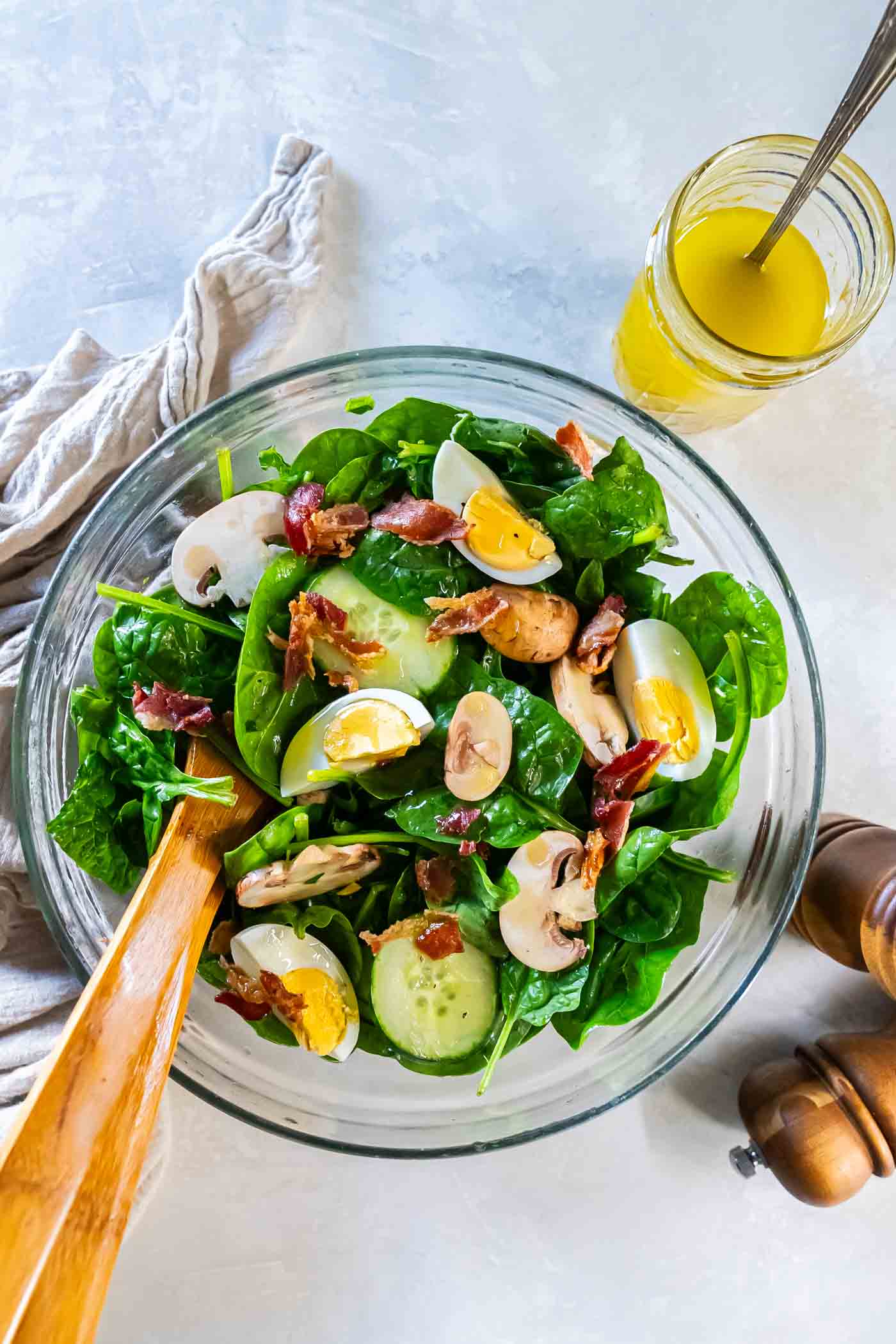 Spinach Salad with Bacon