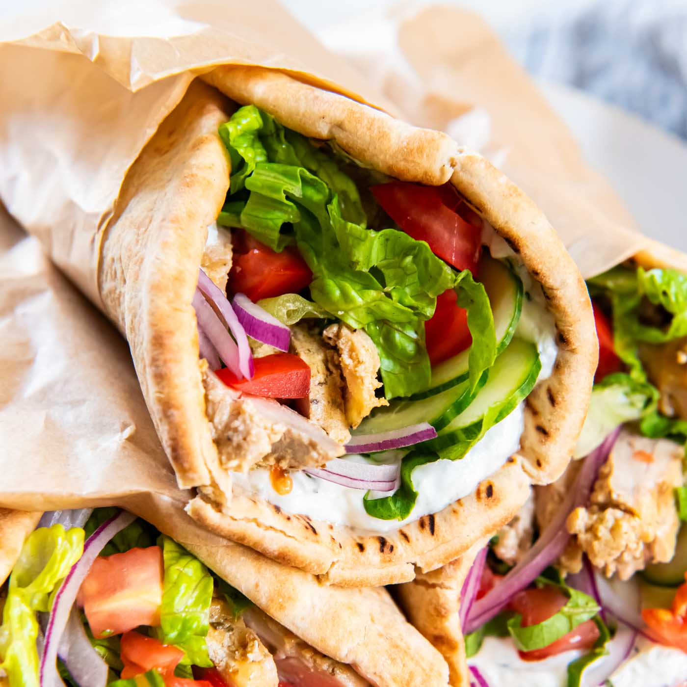 Greek Chicken Gyros Recipe