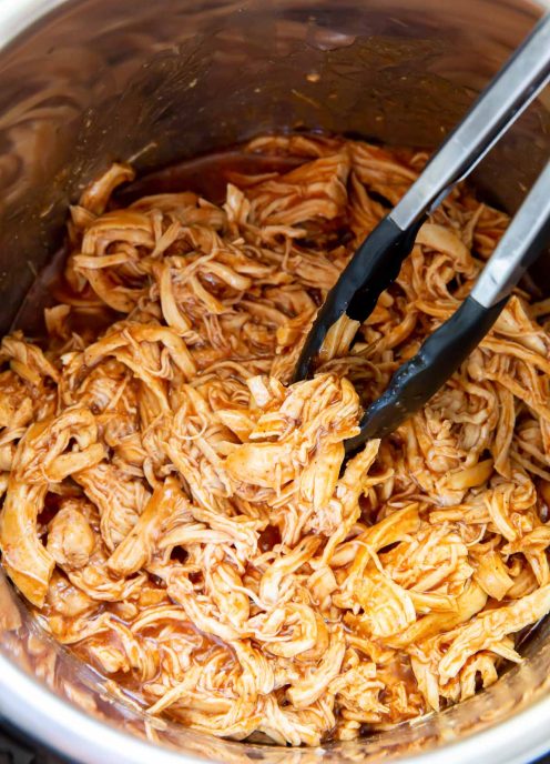 pulled chicken in instant pot with bbq sauce